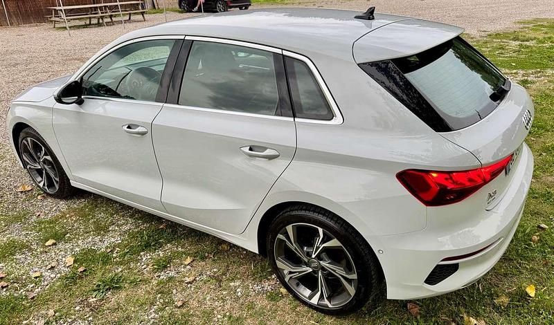 Usata Audi A3 Advanced 150 CV (110 kW) 2020 Bianco Berlina