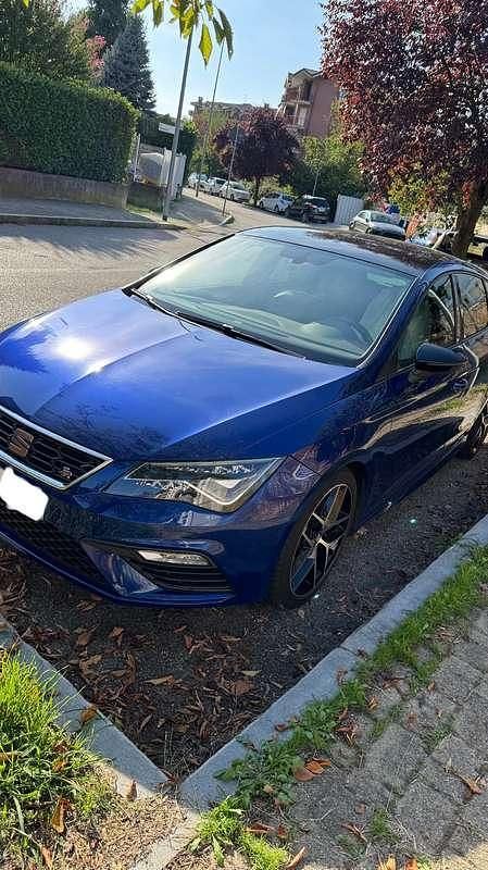 Usata Seat Leon FR 150 CV (110 kW) 2018 Blu/azzurro Berlina
