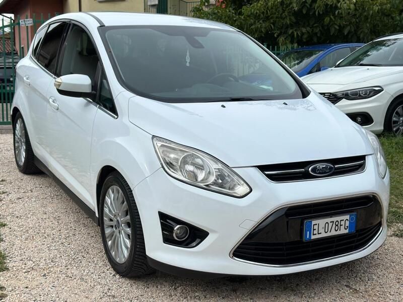 Usata Ford C-MAX Titanium 115 CV (84 kW) 2012 Bianco Monovolume
