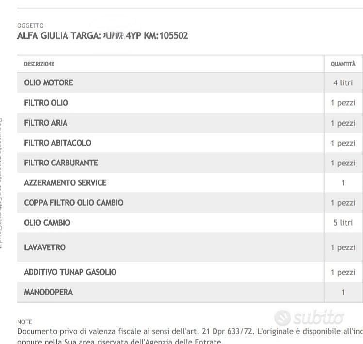 Usata Alfa Romeo Giulia 160 CV (117 kW) 2018 Marrone Berlina