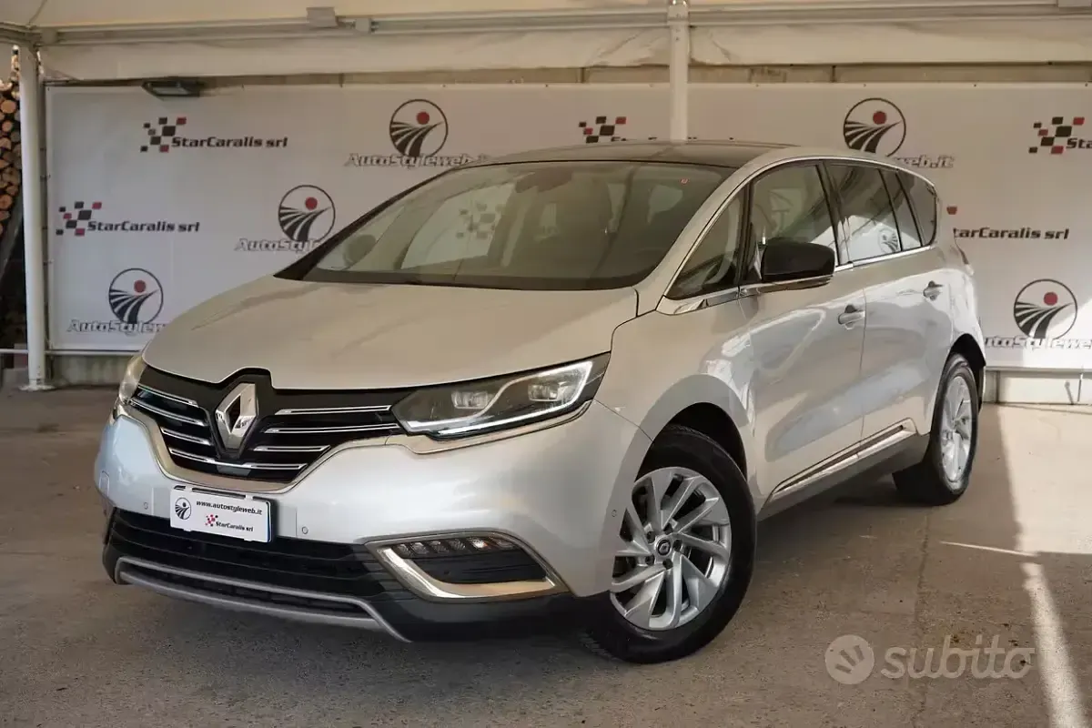 Usata Renault Espace Intens 160 CV (117 kW) 2016 Grigio Monovolume