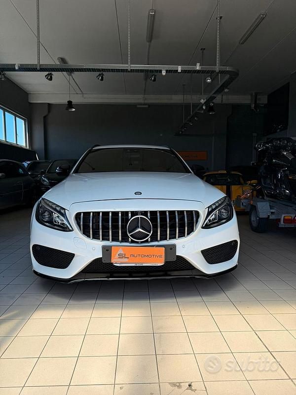 Usata Mercedes C220 Premium 170 CV (125 kW) 2017 Bianco Station wagon
