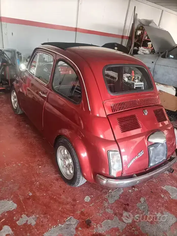 Usata Fiat 500 18 CV (13 kW) 1960 Rosso Utilitaria