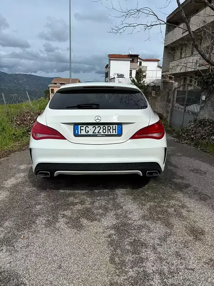 Usata Mercedes CLA200 136 CV (100 kW) 2015 Bianco Coupé