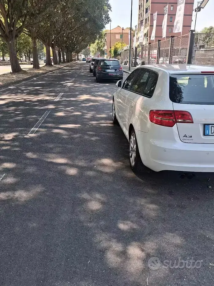 Usata Audi A3 Sportback 2010 Bianco Utilitaria