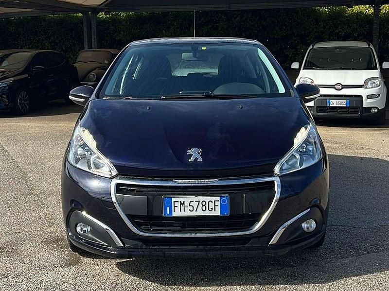 Usata Peugeot 208 82 CV (60 kW) 2017 Blu/azzurro Utilitaria