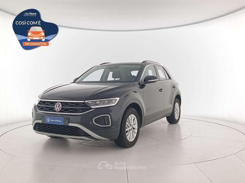 Deep black perlato Usata 2022 VW T-Roc Life SUV | 22.600 € (Cara) - Immagine 1/4