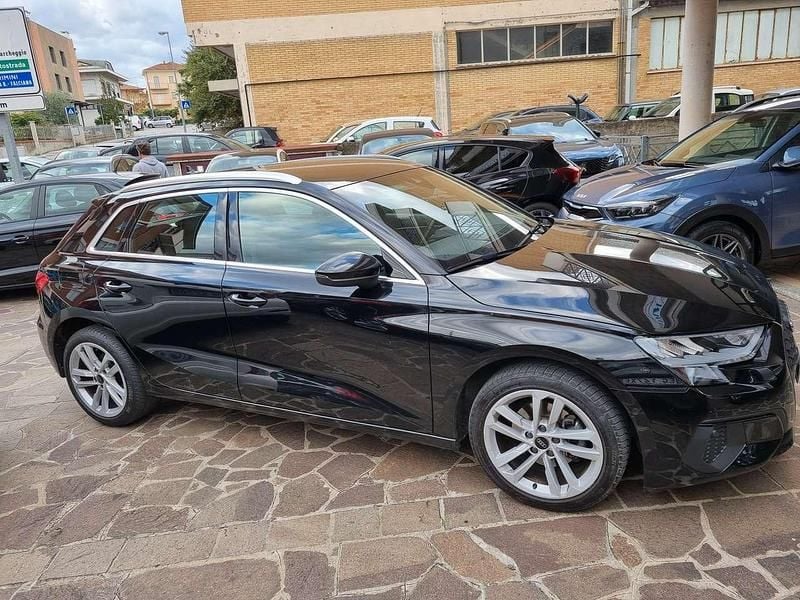 Usata Audi A3 Sportback Advanced 116 CV (85 kW) 2022 Nero Utilitaria