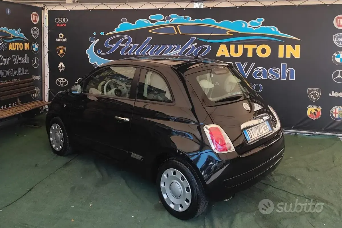 Usata Fiat 500 Pop 69 CV (50 kW) 2009 Nero Cabrio