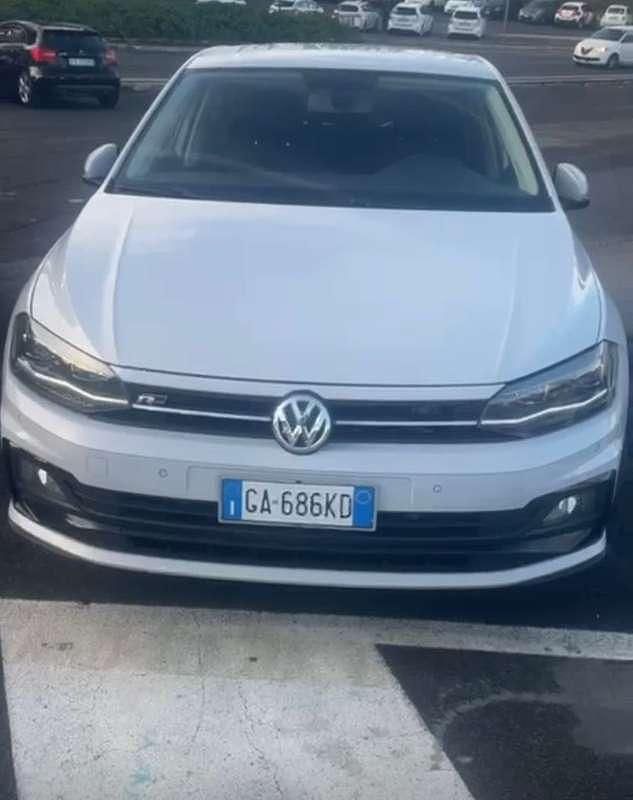 Usata VW Polo R-line 150 CV (110 kW) 2020 Bianco Berlina
