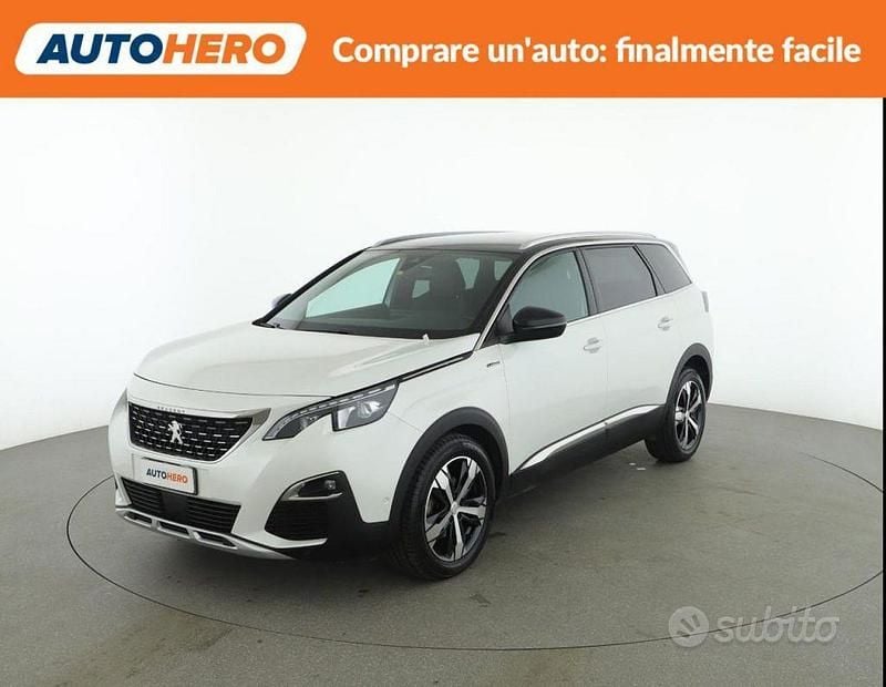 Bianco Usata 2020 Peugeot 5008 SUV | 17.999 € (Buon prezzo) - Immagine 1/2