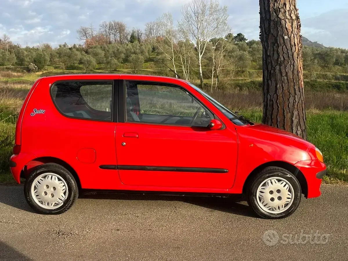 Usata Fiat Seicento 55 CV (40 kW) 1999 Rosso Utilitaria