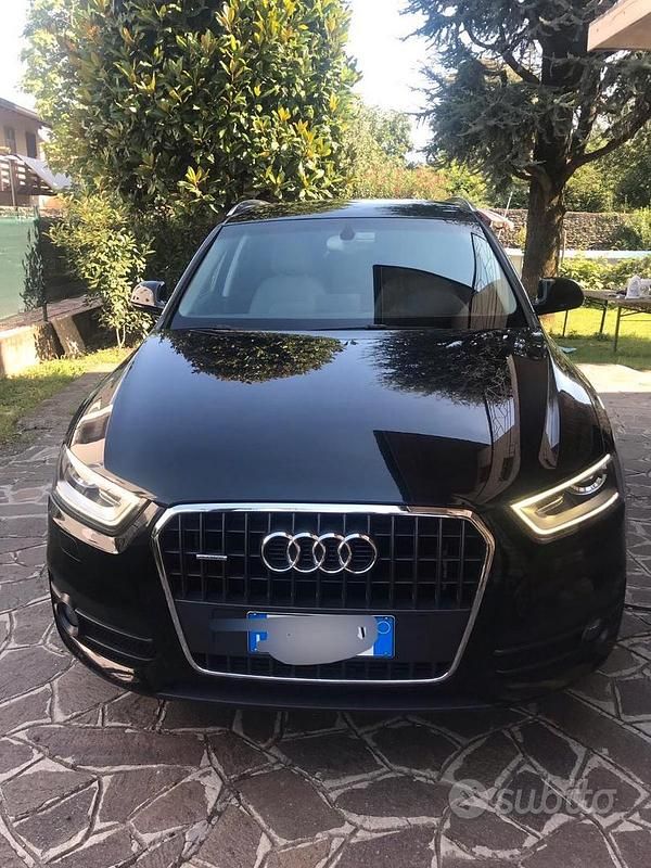 Usata Audi Q3 Advanced Plus 177 CV (130 kW) 2012 Nero SUV