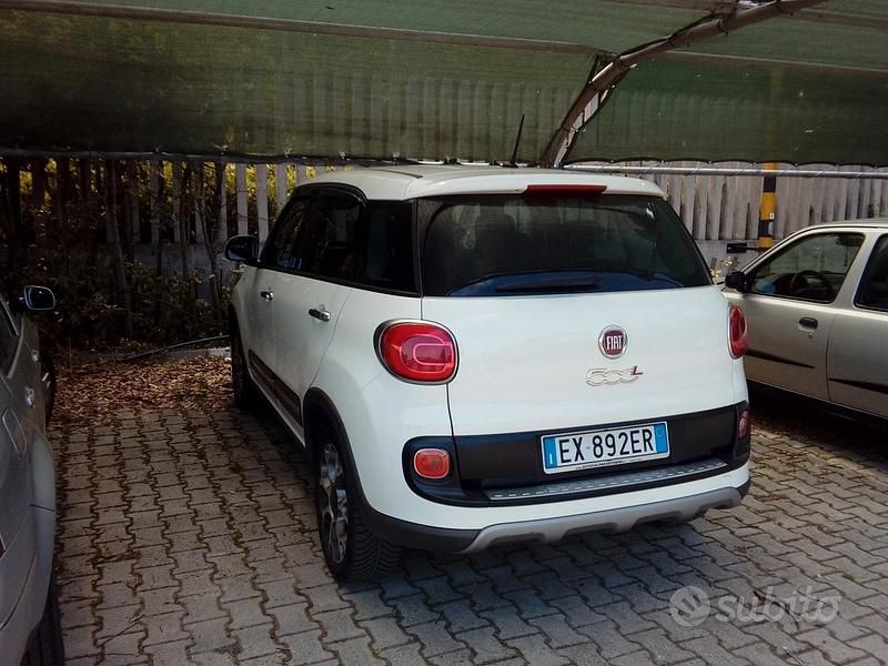 Usata Fiat 500L Trekking 85 CV (62 kW) 2014 Bianco Monovolume