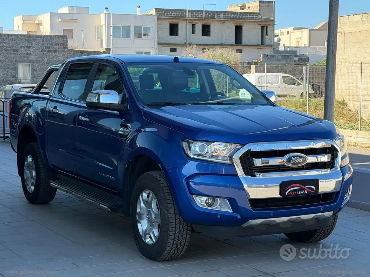 Usata Ford Ranger Limited 160 CV (117 kW) 2018 Blu/azzurro Pick-up