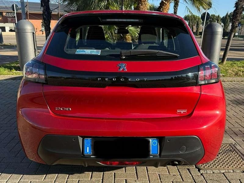 Usata Peugeot 208 Active 75 CV (55 kW) 2020 Rosso Utilitaria