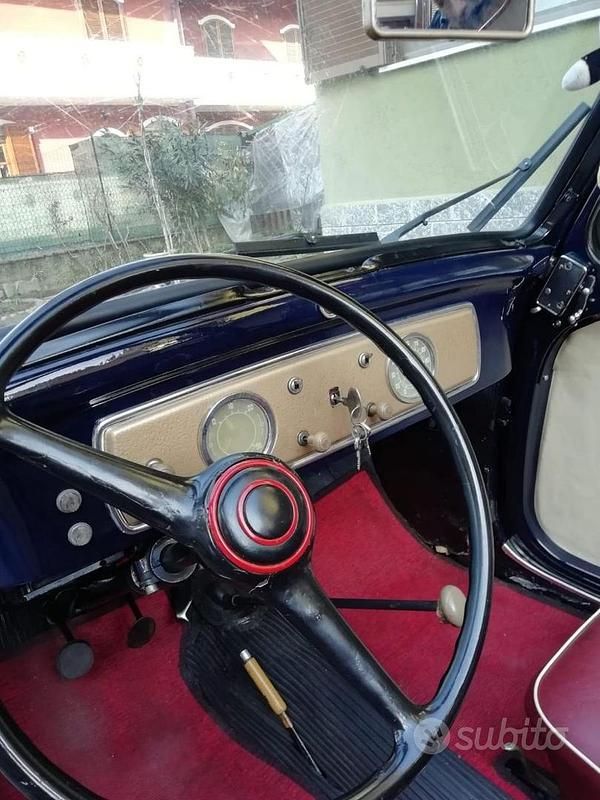 Usata Fiat Topolino 9 kW (13 CV) 1950 Blu Utilitaria