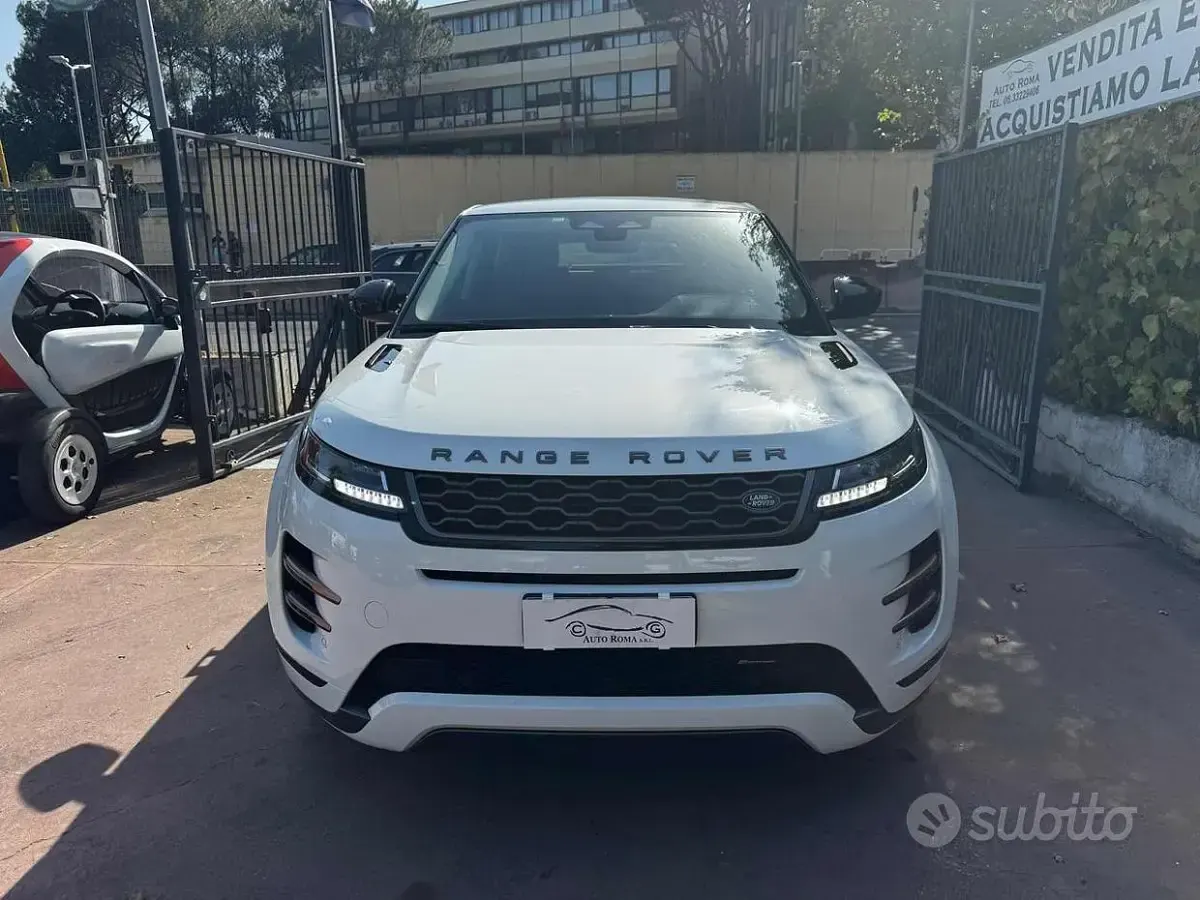 Usata Land Rover Range Rover evoque R-Dynamic 204 CV (150 kW) 2021 Bianco SUV