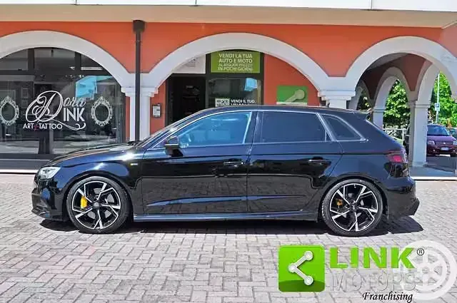 Usata Audi A3 S-Line 150 CV (110 kW) 2017 Nero Utilitaria