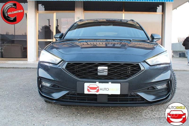 Usata Seat Leon FR 150 CV (110 kW) 2022 Grigio Station wagon