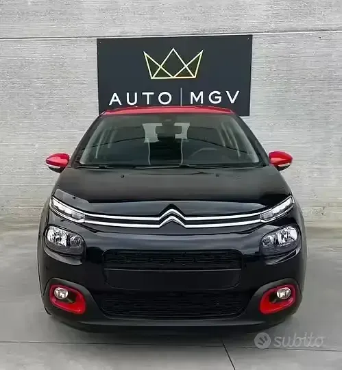 Usata Citroën C3 PureTech 83 CV (61 kW) 2020 Nero Utilitaria