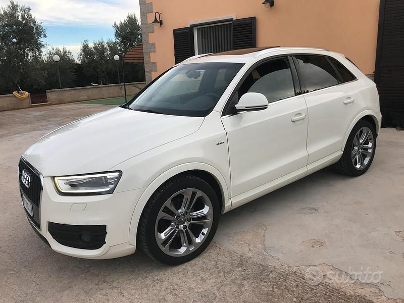 Usata Audi Q3 S-Line 177 CV (130 kW) 2012 Bianco SUV