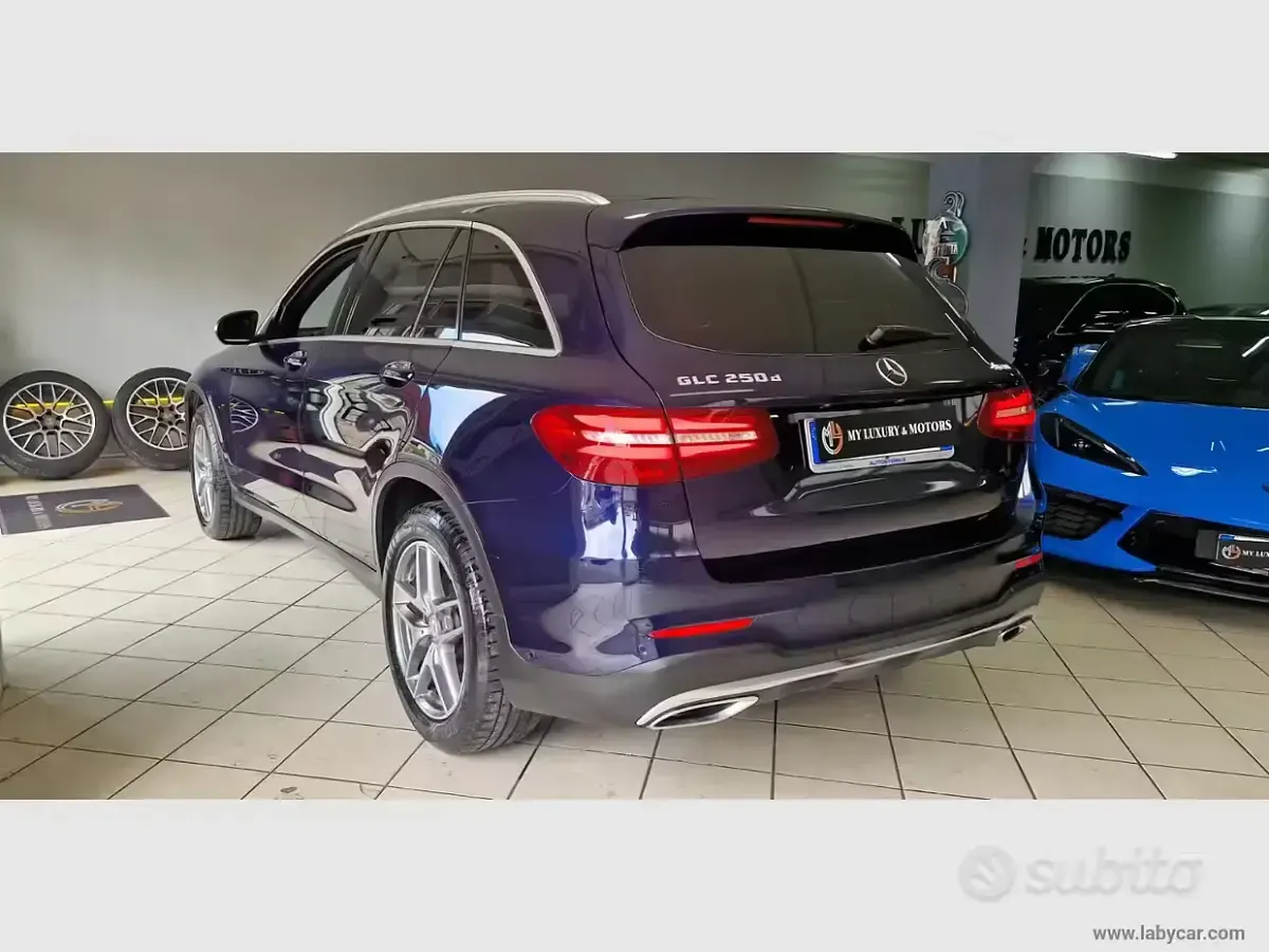 Usata Mercedes GLC250 Premium 204 CV (150 kW) 2016 Blu/azzurro SUV