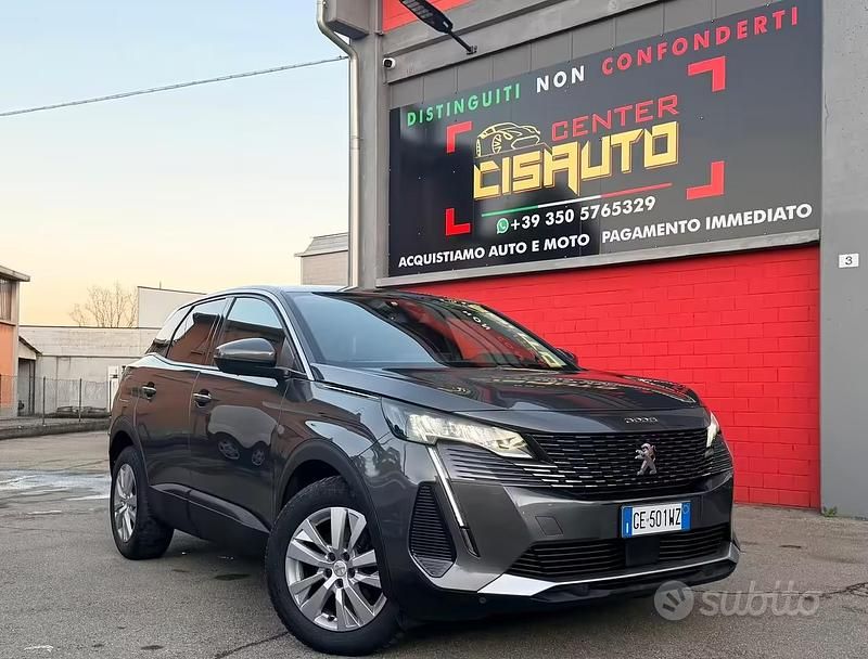 Usata Peugeot 3008 Allure 131 CV (96 kW) 2021 Grigio SUV