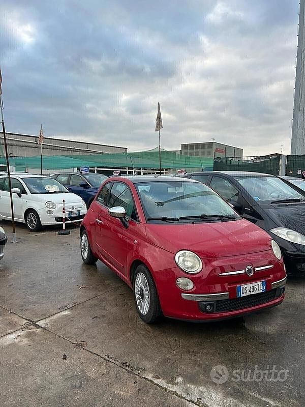 Usata Fiat 500 69 CV (50 kW) 2008 Rosso Berlina