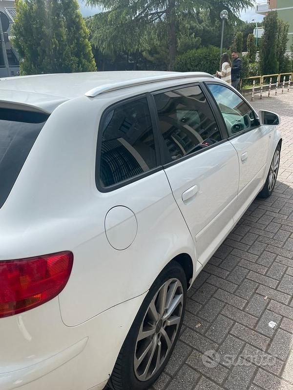 Usata Audi A3 105 CV (77 kW) 2007 Bianco Berlina