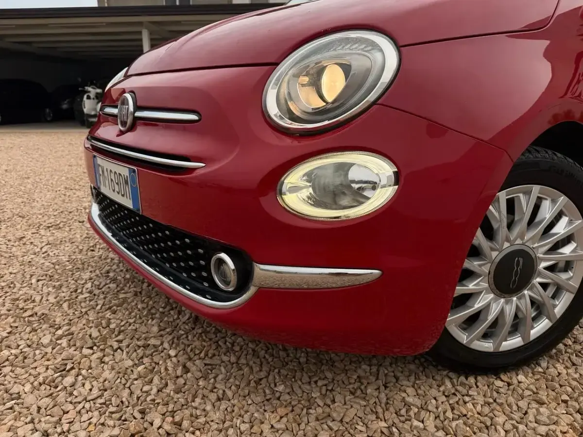 Usata Fiat 500 Lounge 95 CV (69 kW) 2017 Rosso Berlina
