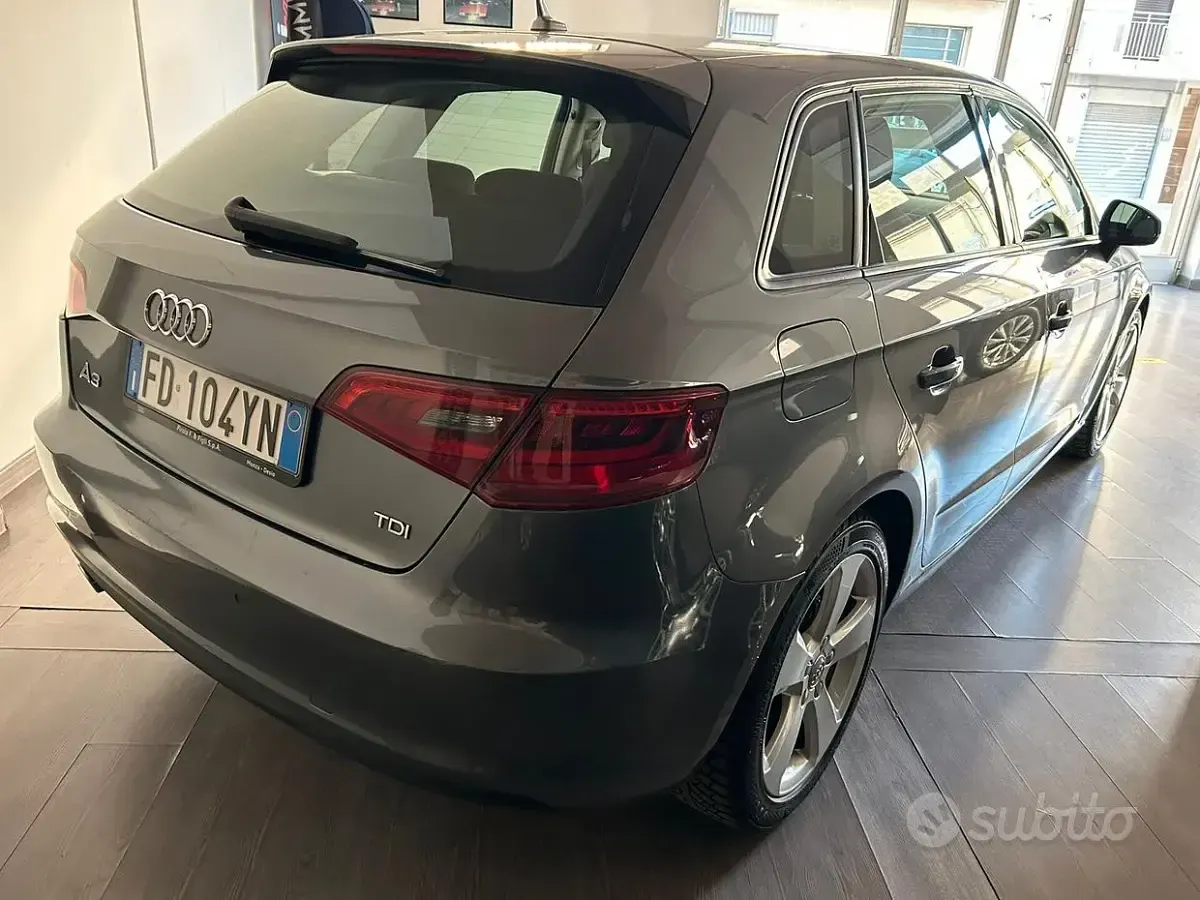 Usata Audi A3 Ambition 110 CV (80 kW) 2016 Grigio Berlina
