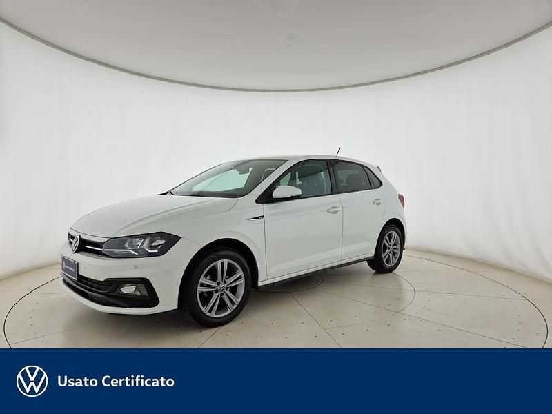 Pure white Usata 2021 VW Polo Sportline Tre volumi | 14.700 € (Buon prezzo) - Immagine 1/4