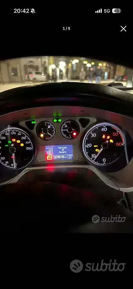 Usata Lancia Delta 120 CV (88 kW) 2009 Grigio Utilitaria