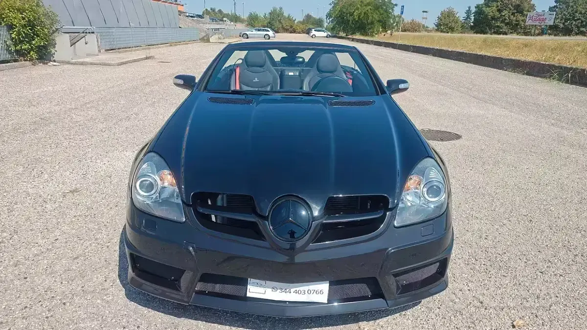 Usata Mercedes SLK200 163 CV (119 kW) 2008 Nero Cabrio