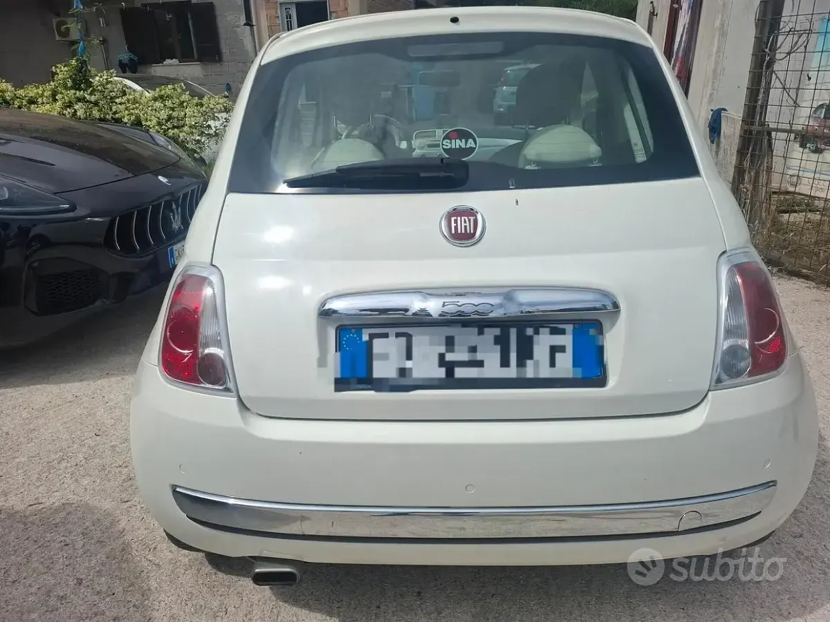 Occasion Fiat 500 Lounge 69 ch (50 kW) 2014 Blanc Berline