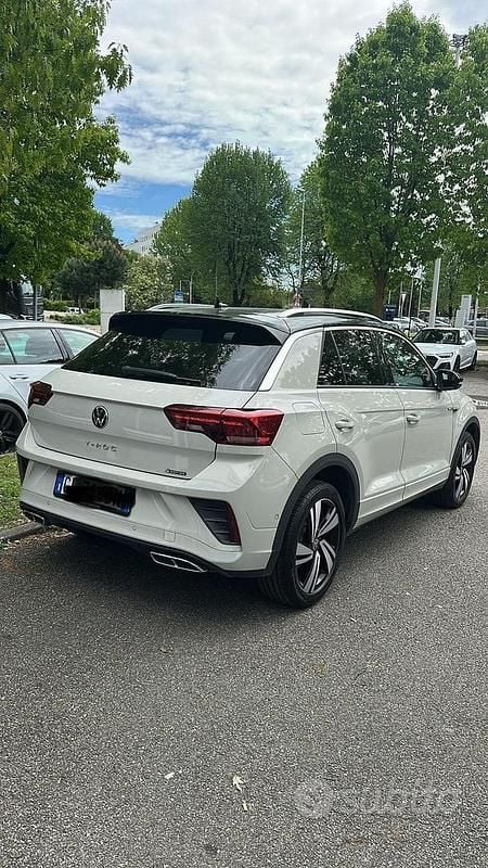 Usata VW T-Roc R-line 150 CV (110 kW) 2022 Bianco SUV