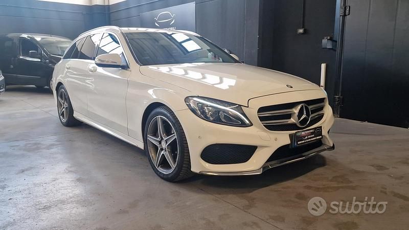 Bianco Usata 2014 Mercedes C220 Premium Station wagon | 11.700 € (Cara) - Immagine 1/4