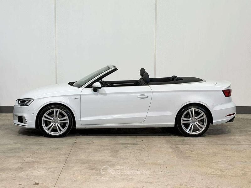 Usata Audi A3 Cabriolet S-Line 150 CV (110 kW) 2019 Bianco Cabrio