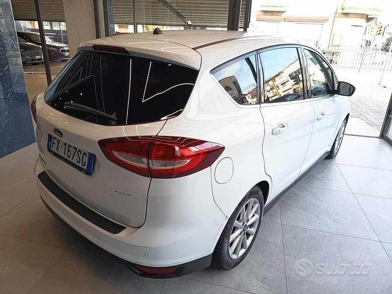 Usata Ford C-MAX Titanium 120 CV (88 kW) 2019 Bianco Monovolume