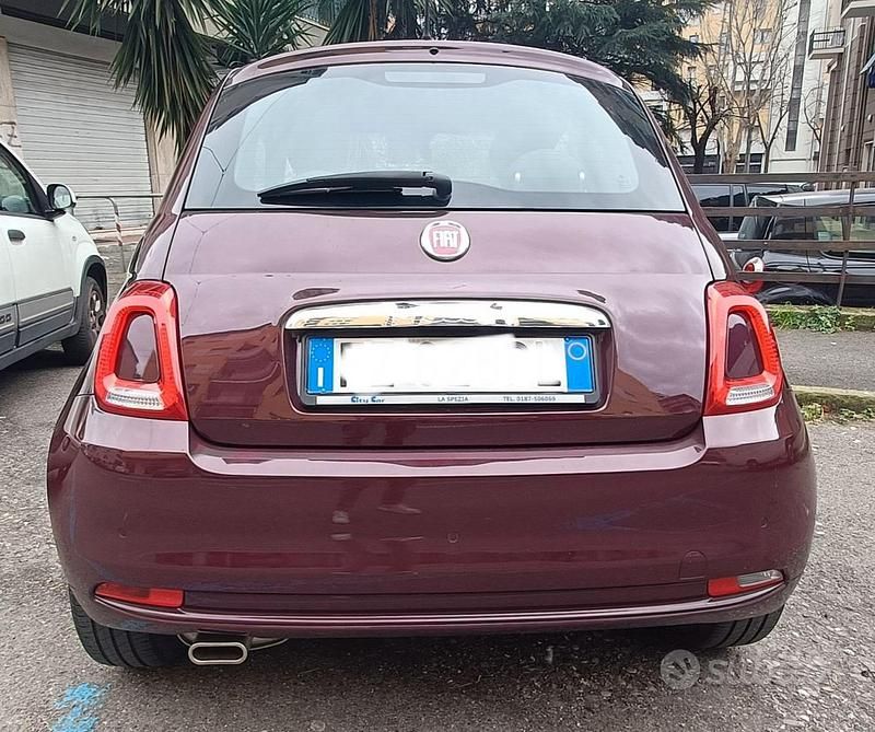 Usata Fiat 500 Lounge 69 CV (50 kW) 2019 Rosso Utilitaria