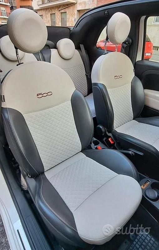 Usata Fiat 500C 2020 Bianco Cabrio
