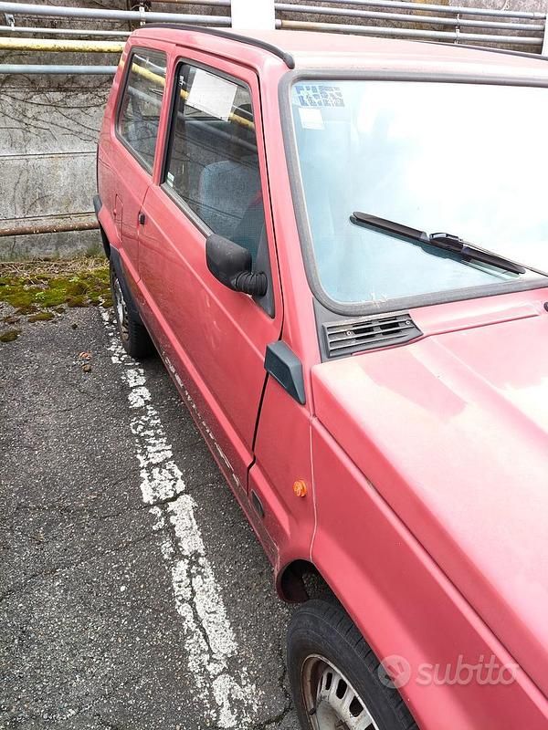 Usata Fiat Panda 2003 Rosso Utilitaria