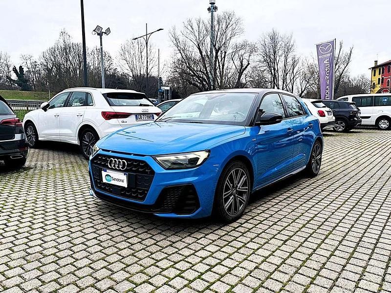 Usata Audi A1 Sportback S-Line 116 CV (85 kW) 2018 Blu/azzurro Utilitaria