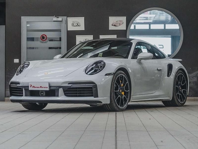 Usata Porsche 911 Turbo S 650 CV (478 kW) 2021 Bianco carrara metallizzato Coupé