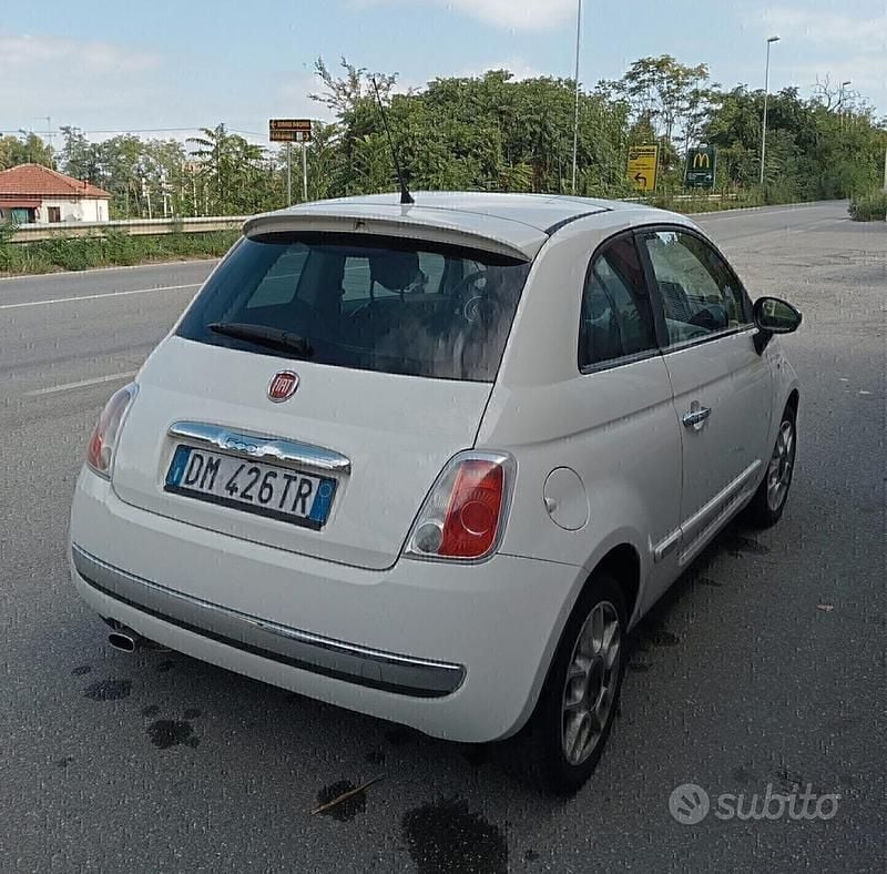 Usata Fiat 500 Sport 69 CV (50 kW) 2008 Bianco Berlina