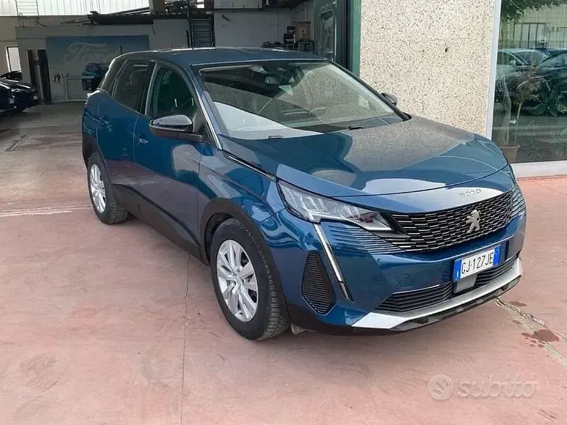 Usata Peugeot 3008 Active 131 CV (96 kW) 2022 Blu SUV