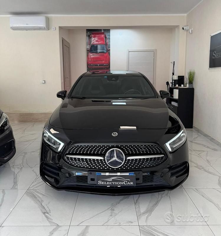 Usata Mercedes A200 AMG Line Premium 150 CV (110 kW) 2021 Nero Berlina