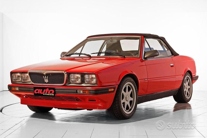 Usata Maserati Biturbo 220 CV (161 kW) 1989 Rosso Cabrio