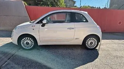 Usata Fiat 500 Lounge 75 CV (55 kW) 2009 Bianco Cabrio